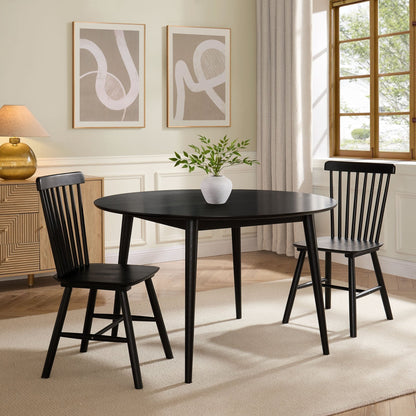 DUS-CC2-03911 Grade-C1 Dusk Harley Set of 2 Dining Chairs - Black RRP £149.00