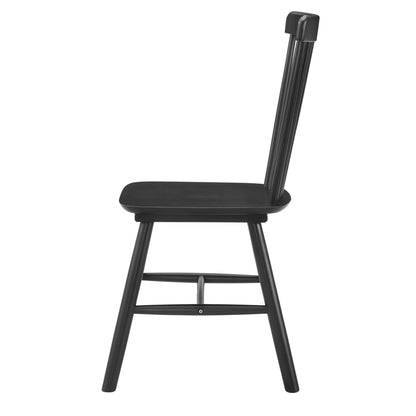 DUS-CC2-03911 Grade-C1 Dusk Harley Set of 2 Dining Chairs - Black RRP £149.00