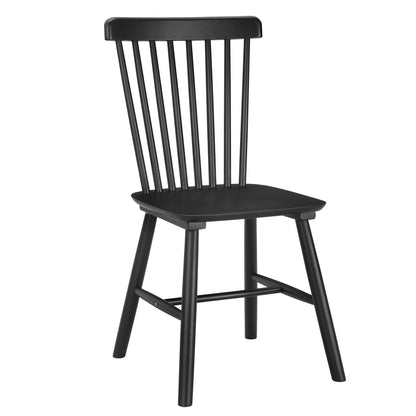 DUS-CC2-03911 Grade-C1 Dusk Harley Set of 2 Dining Chairs - Black RRP £149.00