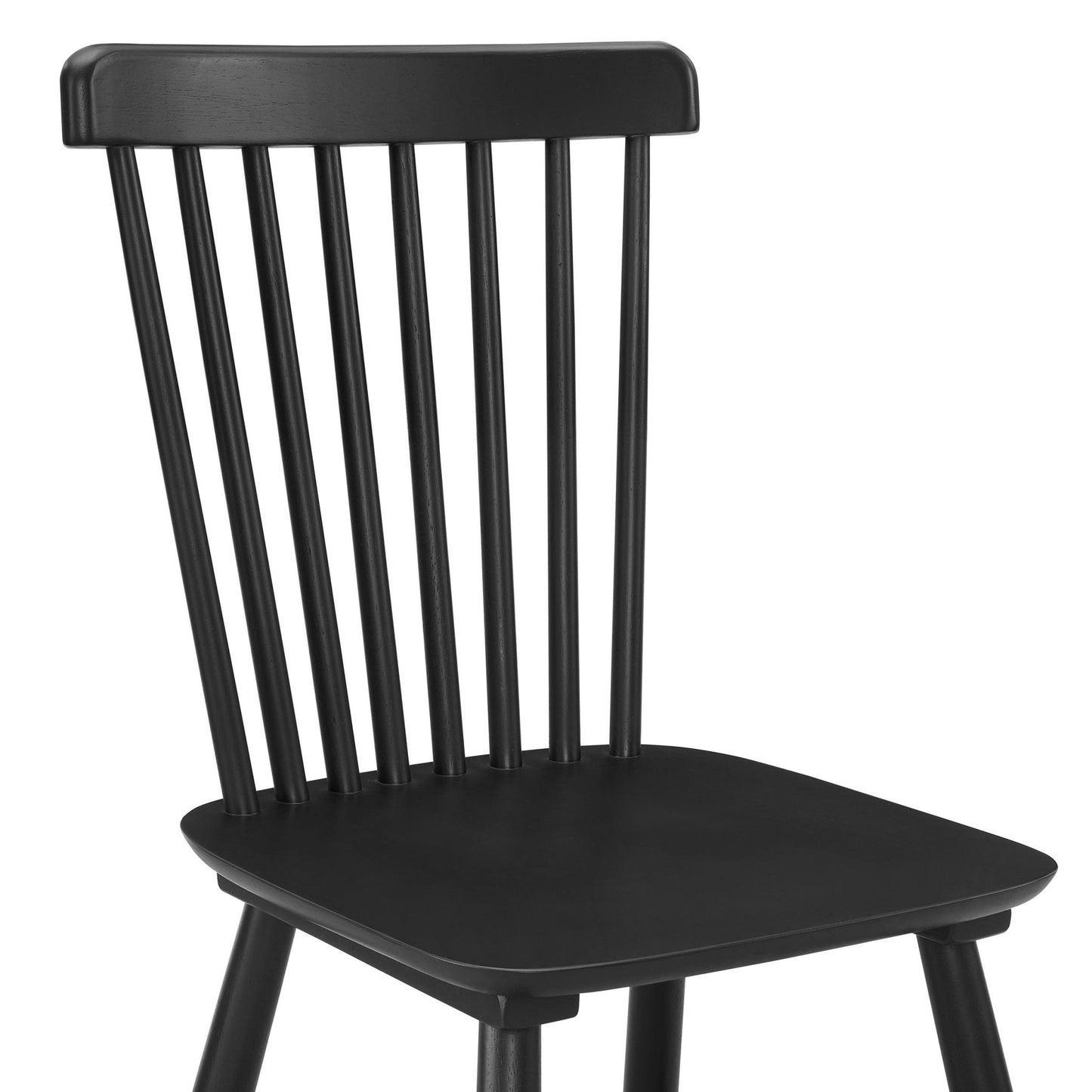 DUS-CC2-03911 Grade-C1 Dusk Harley Set of 2 Dining Chairs - Black RRP £149.00