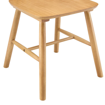 DUS-CC2-08404 Grade-B Dusk Harley Set of 2 Dining Chairs - Light Wood RRP £149.00