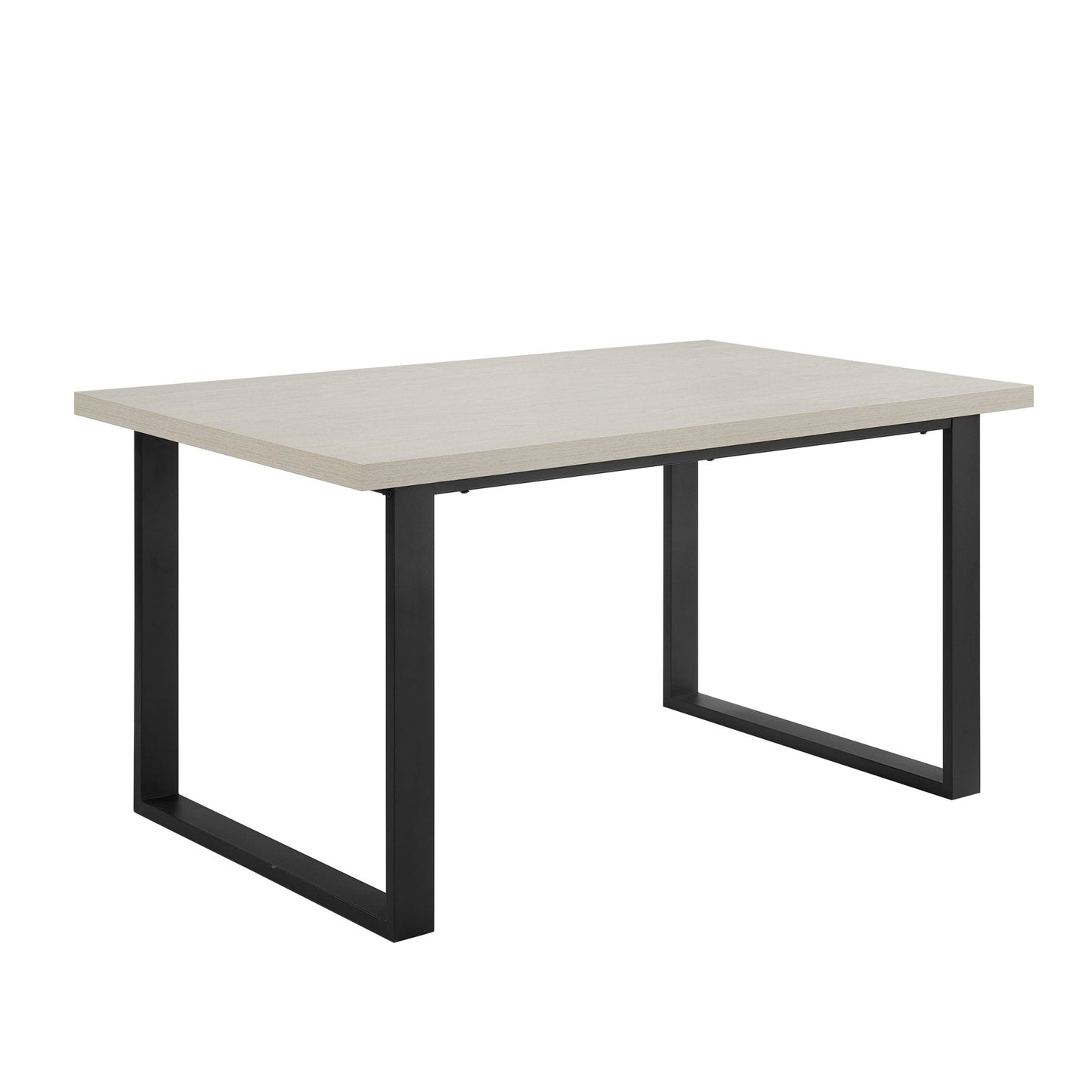 DUS-CC2-03074 Grade-C3 Dusk Harper 4-6 Seater Dining Table - Wood/Black RRP £229.00