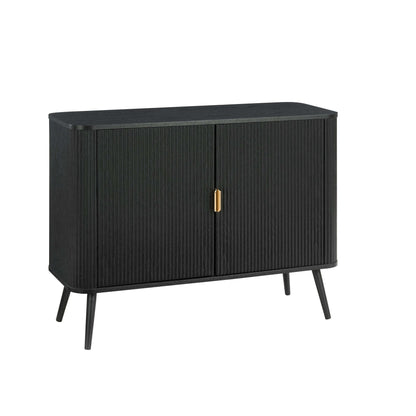 DUS-CC2-04998 Grade-C1 Dusk Hattie 2 Door Sideboard - Black RRP £229.00