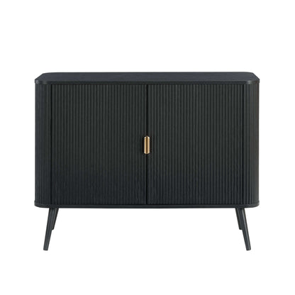 DUS-CC2-04998 Grade-C1 Dusk Hattie 2 Door Sideboard - Black RRP £229.00
