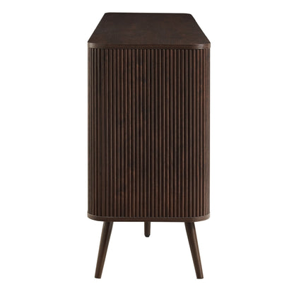 DUS-CC2-03978 Grade-B Dusk Hattie 3 Door Sideboard - Walnut RRP £279.00