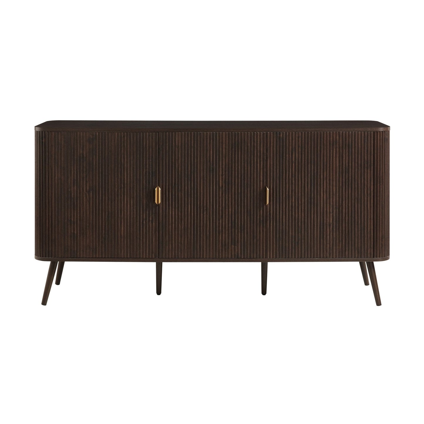 DUS-CC2-03978 Grade-B Dusk Hattie 3 Door Sideboard - Walnut RRP £279.00