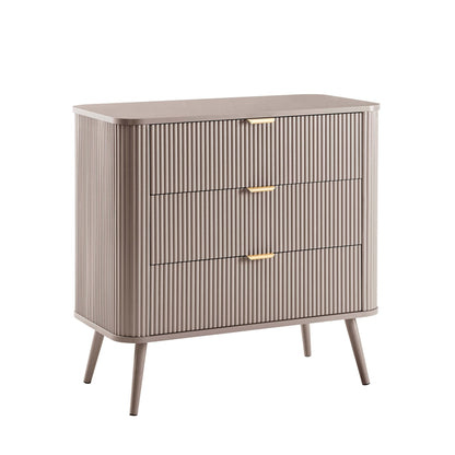 DUS-CC2-06591 Grade-B Dusk Hattie 3 Drawer Small Chest - Taupe RRP £189.00