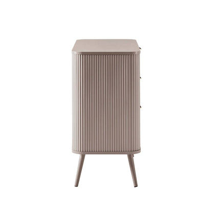 DUS-CC2-06591 Grade-B Dusk Hattie 3 Drawer Small Chest - Taupe RRP £189.00