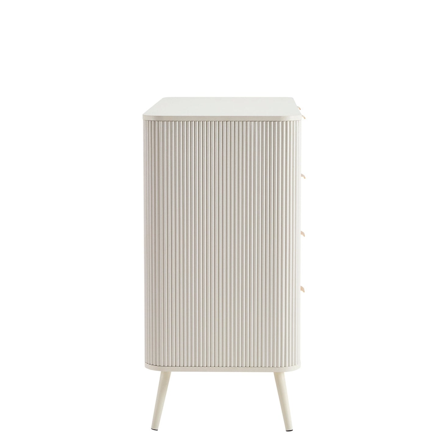 DUS-CC2-06519 Grade-B Dusk Hattie 5 Drawer Chest - Warm White RRP £249.00