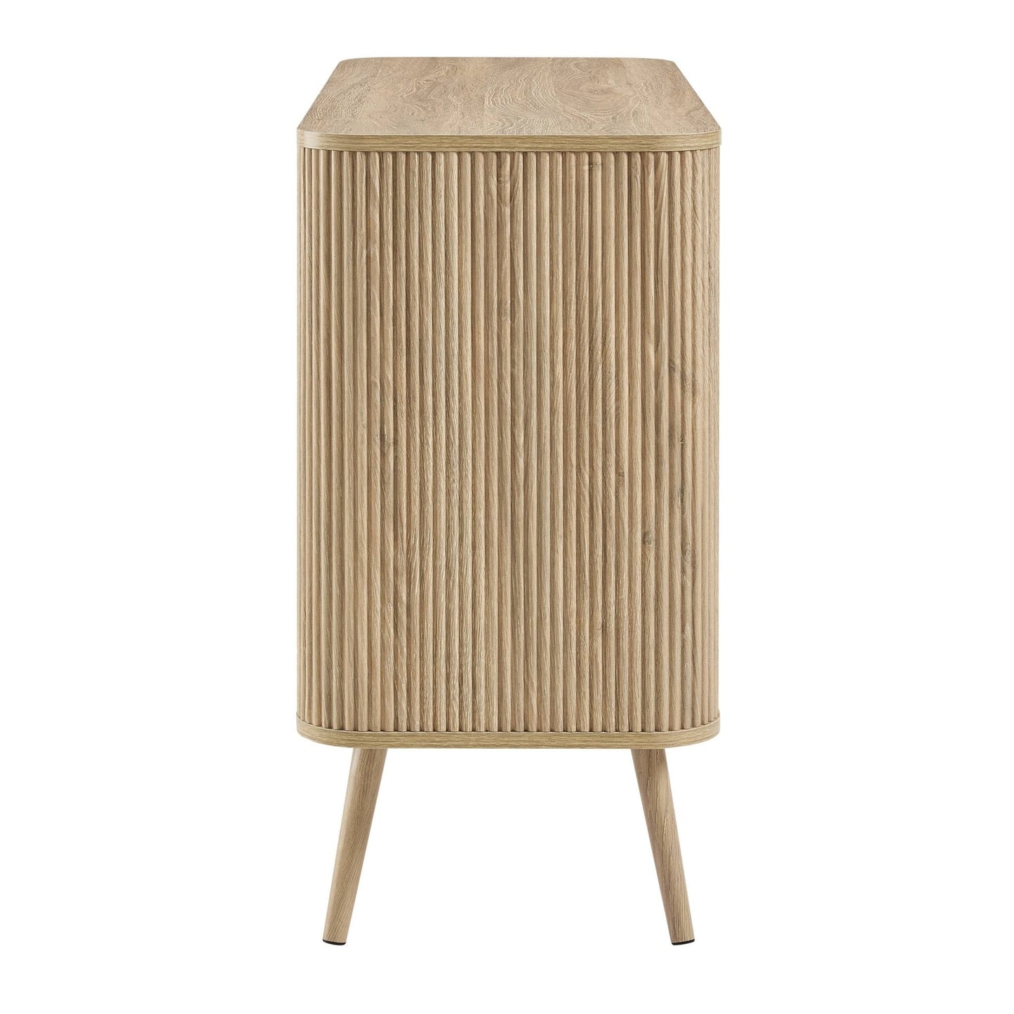 DUS-CC2-05210 Grade-B Dusk Hattie 2 Door Sideboard - Light Wood RRP £229.00