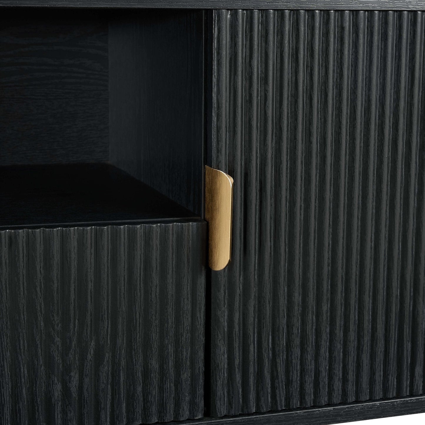 DUS-CC2-05000 Grade-C3 Dusk Hattie TV Unit for TVs up to 65" - Black RRP £219.00
