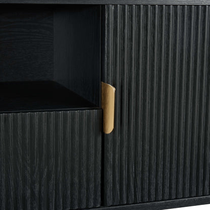 DUS-CC2-05000 Grade-C3 Dusk Hattie TV Unit for TVs up to 65" - Black RRP £219.00