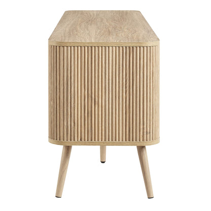 DUS-CC2-04841 Grade-B Dusk Hattie TV Unit - Light Wood RRP £249.00