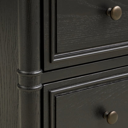 DRE-FUR-00231 Grade-B Dreams Haversham Bedside Black RRP £299.00