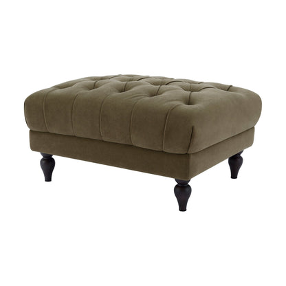 DUS-CC2-06206 Grade-B Dusk Hebden Pouffe - Olive Green RRP £179.00