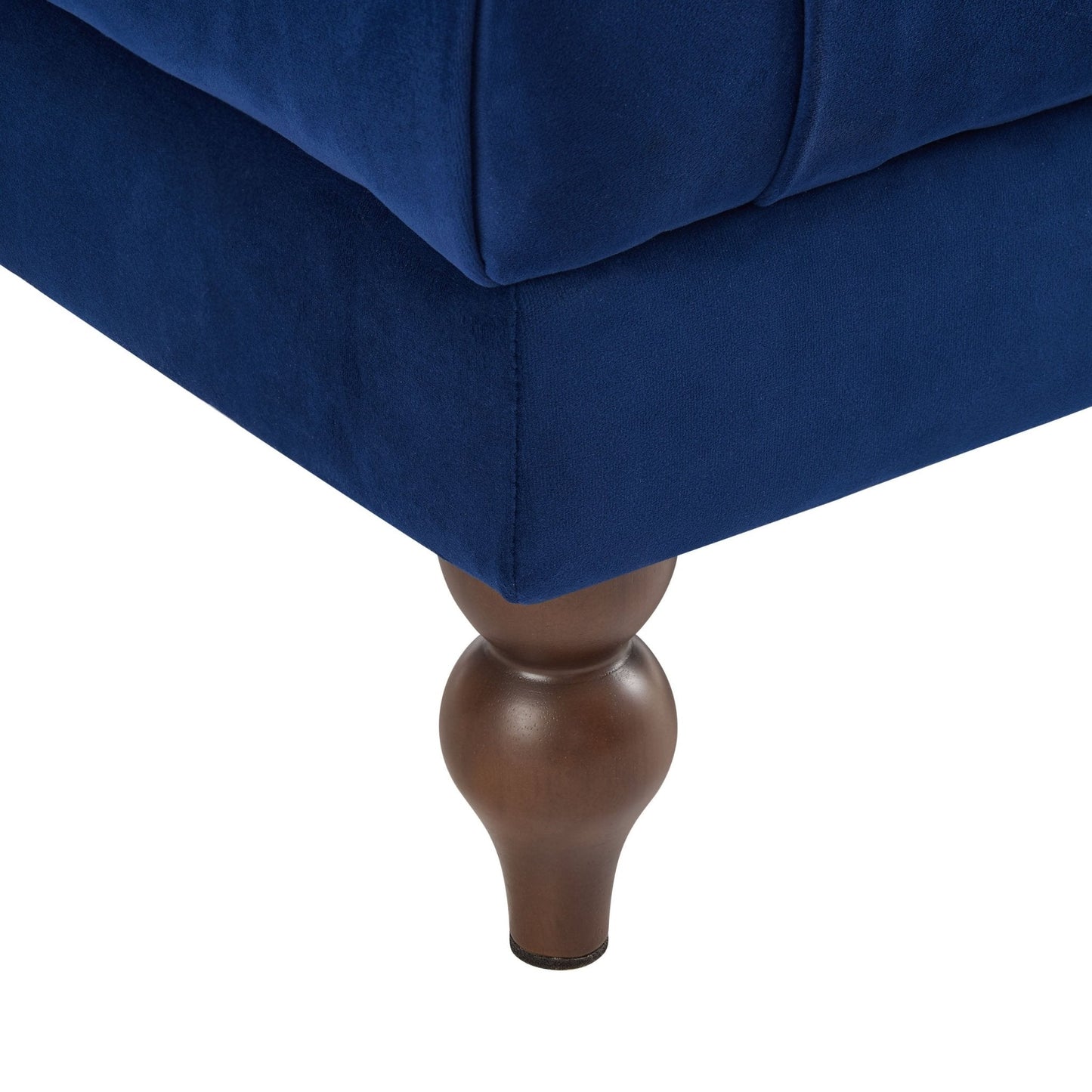 DUS-CC2-05257 Grade-B Dusk Hebden Pouffe - Royal Blue RRP £179.00