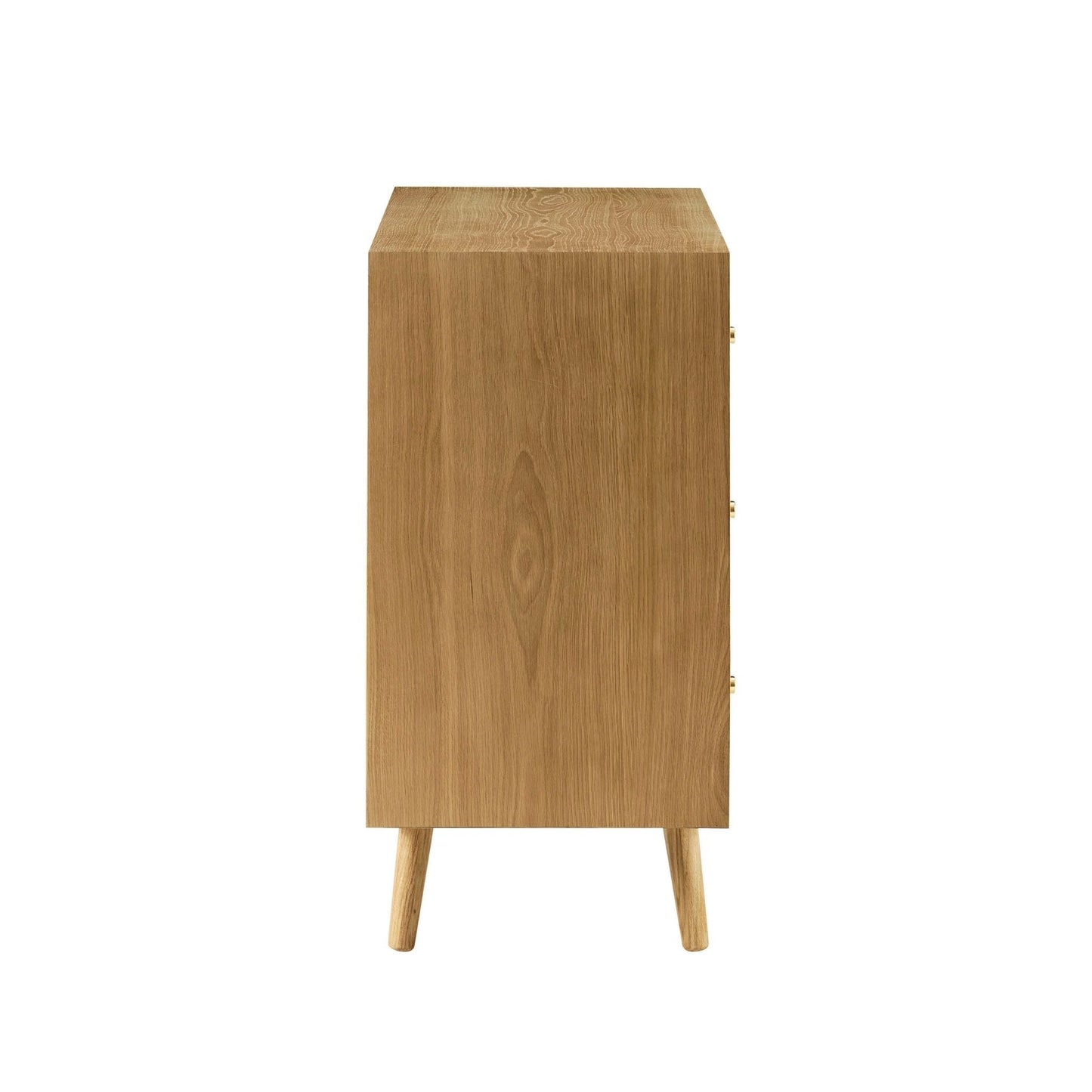 DUS-CC2-04074 Grade-B Dusk Heidi Oak 3 Drawer Chest - Light Wood RRP £249.00