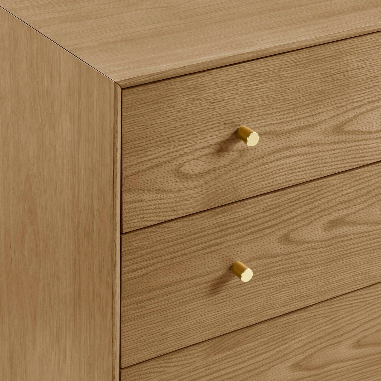 DUS-CC2-03983 Grade-C1 Dusk Heidi Oak 3 Drawer Chest - Light Wood RRP £249.00