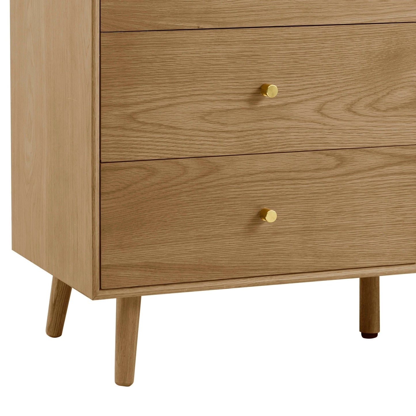 DUS-CC2-02973 Grade-C1 Dusk Heidi Oak 6 Drawer Chest - Light Wood RRP £319.00