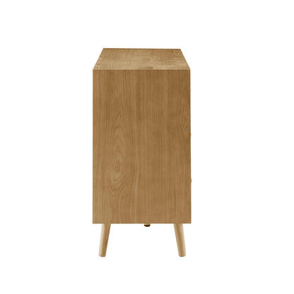 DUS-CC2-02973 Grade-C1 Dusk Heidi Oak 6 Drawer Chest - Light Wood RRP £319.00