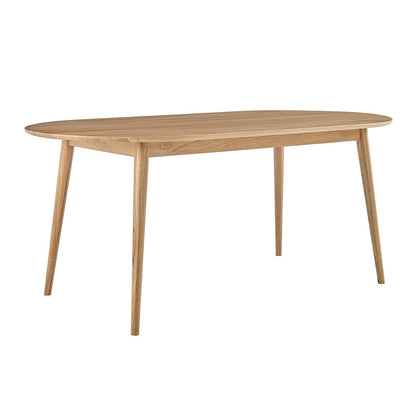 DUS-CC2-00876 Grade-C3 Dusk Heidi Solid Oak Oval 6-8 Seater Dining Table - Natural RRP £439.00