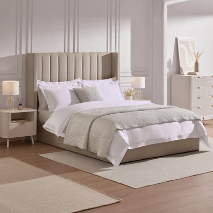 Dusk Madison Grade B Stone Grey Super King Ottoman Storage Bed RRP £489