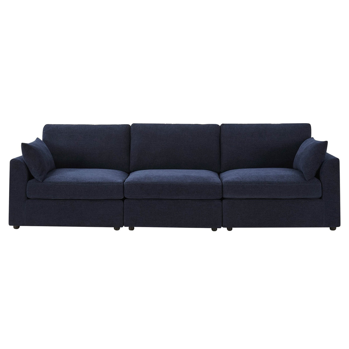 Dusk Miami Grade B Chenille Navy 3 Seater Sofa RRP £749