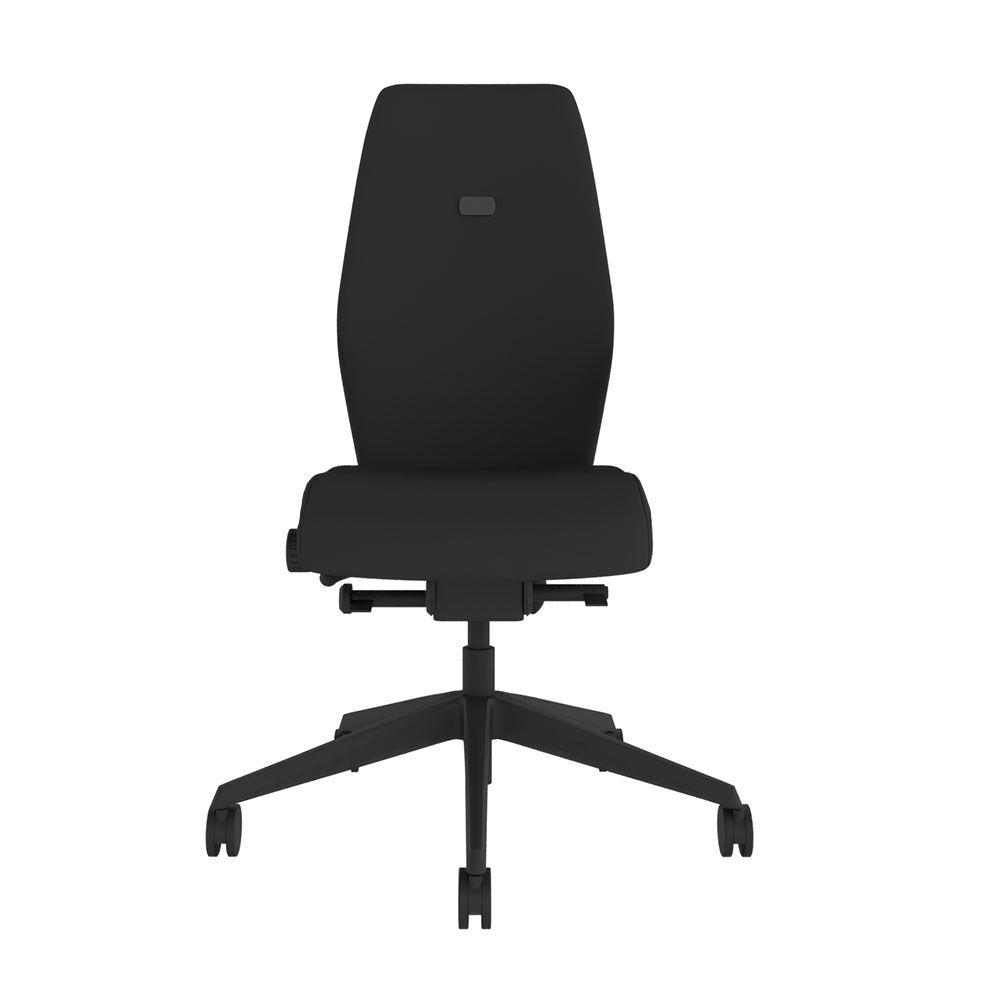 POS-CC2-00060 Grade-B Posturite Positiv Plus High Back Chair - Black - Standard (NO ARMS) RRP £1212.00