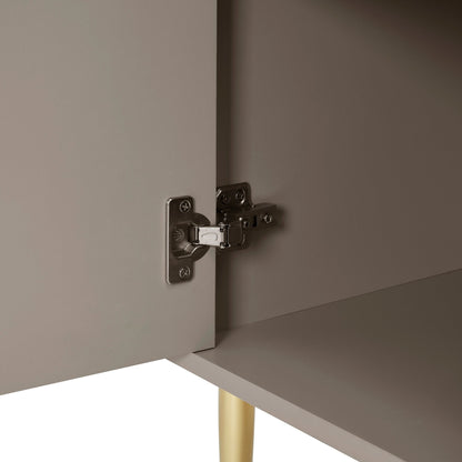 Dusk Evie Grade B Taupe and Gold Effect 2 Door Sideboard RRP £209.00
