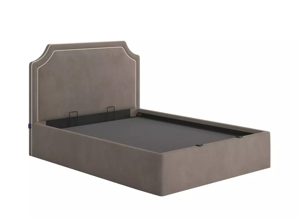 Dreams Silentnight Grade B Holden Woven Grey King Size Ottoman Storage Bed RRP £699