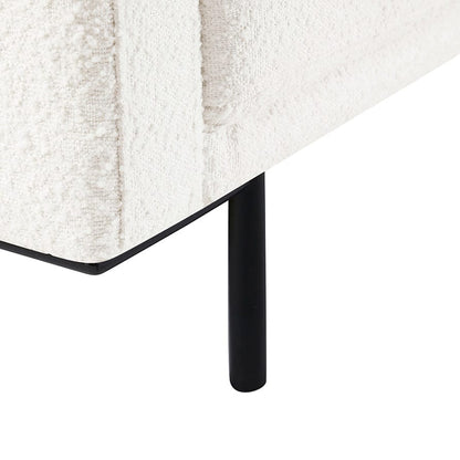 DUS-CC2-01363 Grade-C2 Dusk Hudson Bouclé Click Clack Sofa Bed Off White RRP £339.00