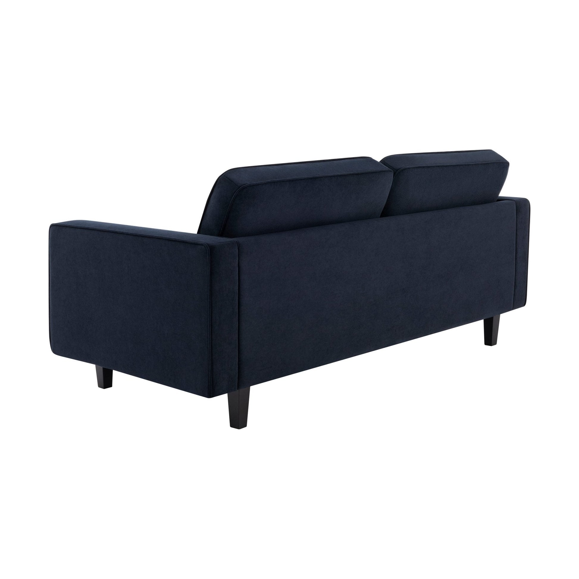 Dusk Sloane Grade B Midnight Dark Navy Velvet 3 Seater Sofa RRP £499