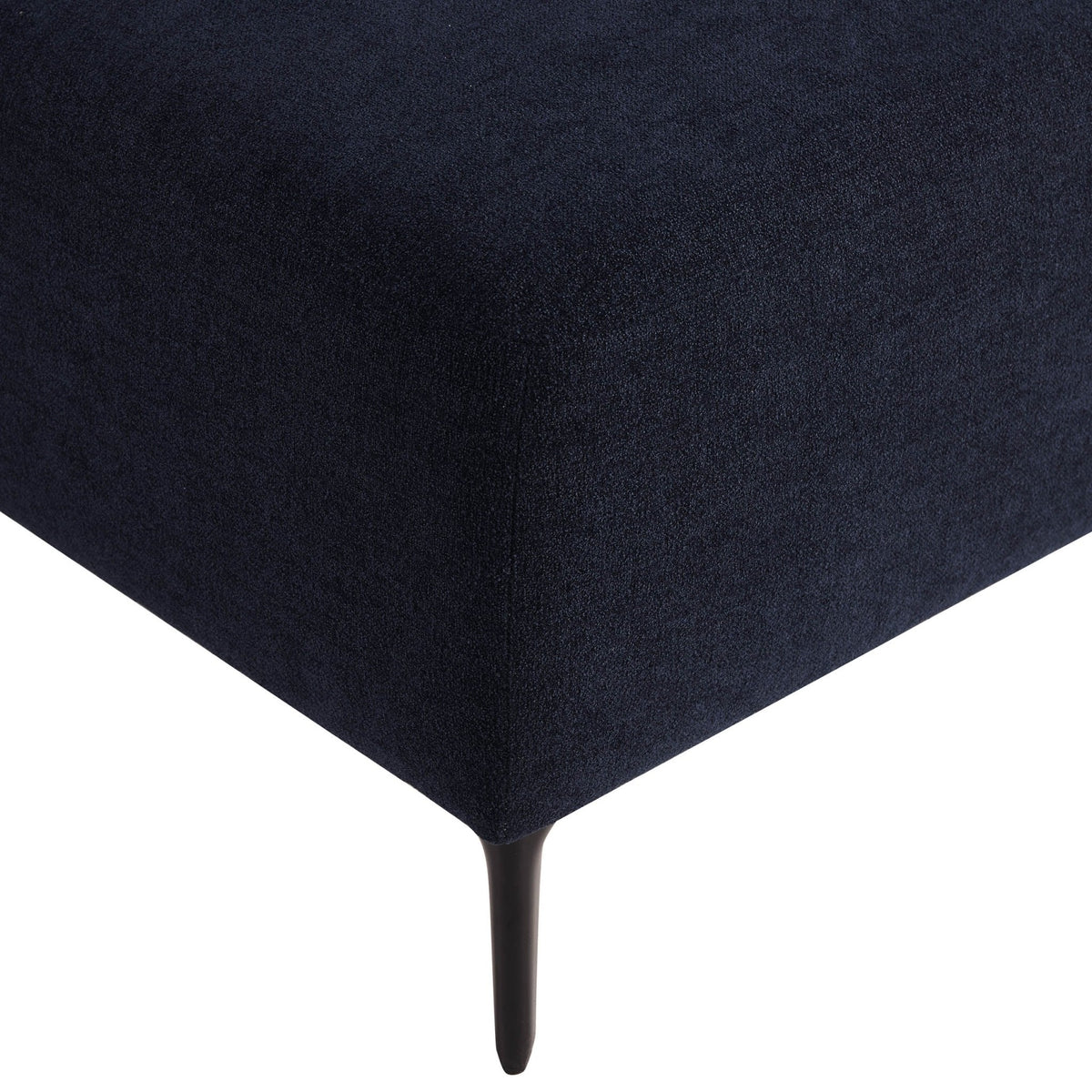 Dusk Malibu Grade B henille Navy Pouffe RRP £199.00