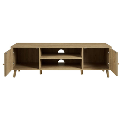 Dusk Grade B Dora Light Wood TV Unit for TVs up to 60" RRP £209