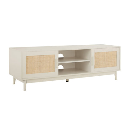 DUS-CC2-00063 Grade-B Dusk Isla 140cm TV Unit - Cream RRP £134.00