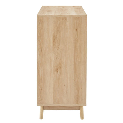 DUS-CC2-09004 Grade-B Dusk Isla Drinks Cabinet - Natural RRP £142.00