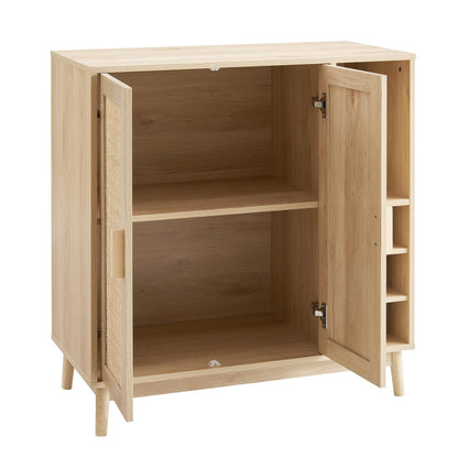 DUS-CC2-09004 Grade-B Dusk Isla Drinks Cabinet - Natural RRP £142.00