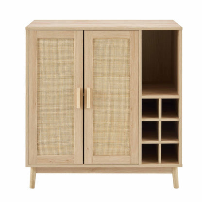DUS-CC2-09004 Grade-B Dusk Isla Drinks Cabinet - Natural RRP £142.00