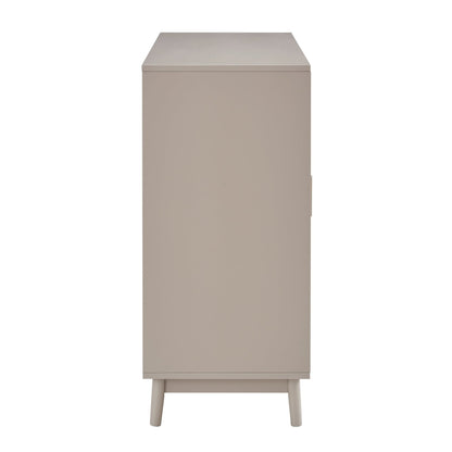 DUS-CC2-08639 Grade-B Dusk Isla Drinks Cabinet - Taupe RRP £142.00