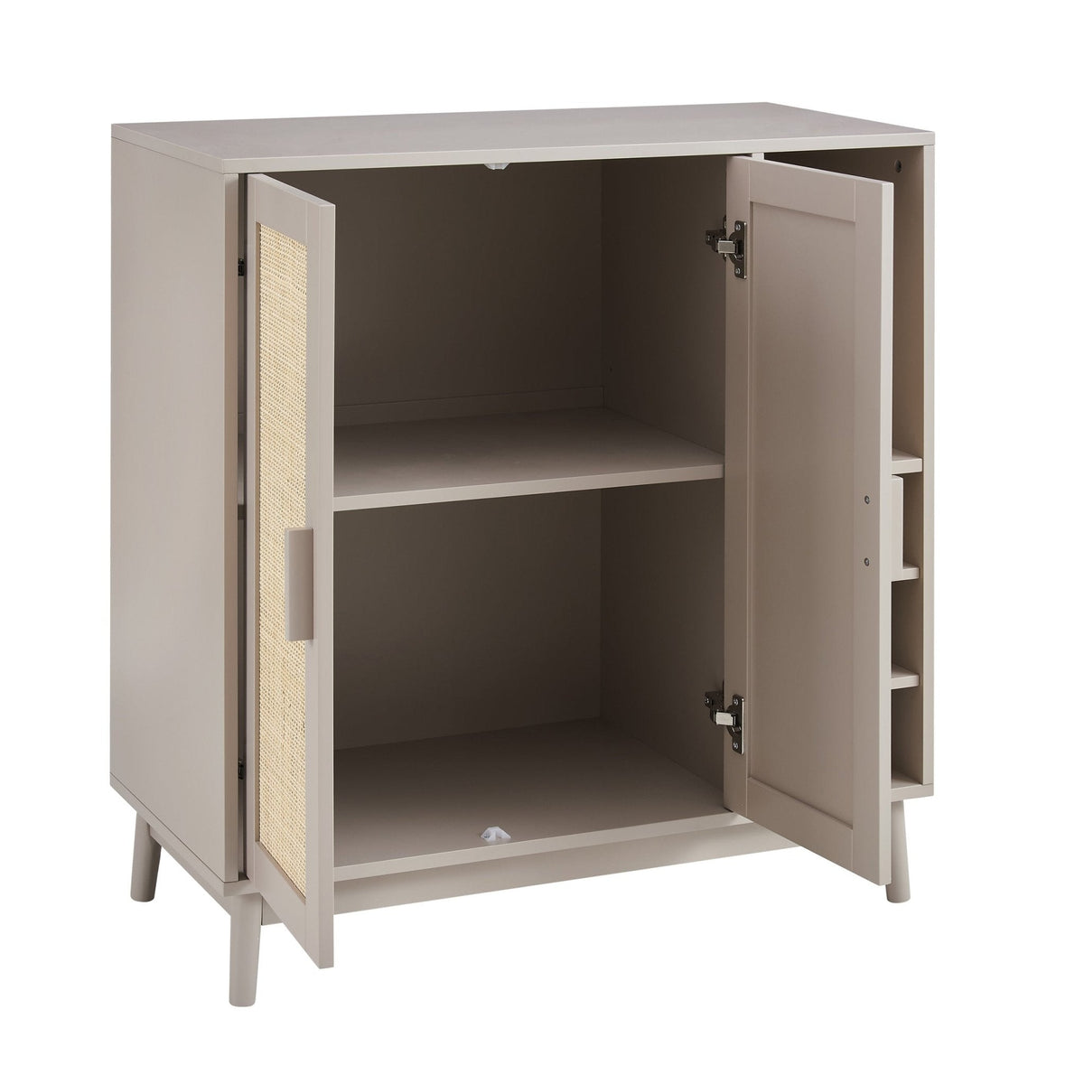 DUS-CC2-08639 Grade-B Dusk Isla Drinks Cabinet - Taupe RRP £142.00
