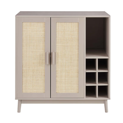 DUS-CC2-08639 Grade-B Dusk Isla Drinks Cabinet - Taupe RRP £142.00