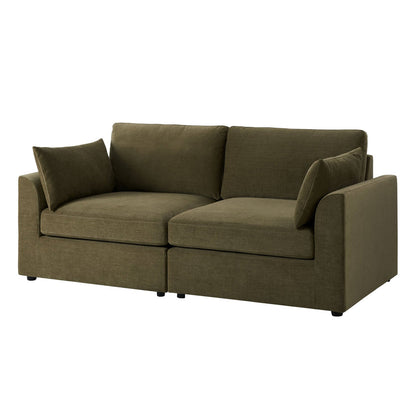 DUS-CC2-03222 Grade-B Dusk Miami RHA Unit in Chenille Olive RRP £150.00