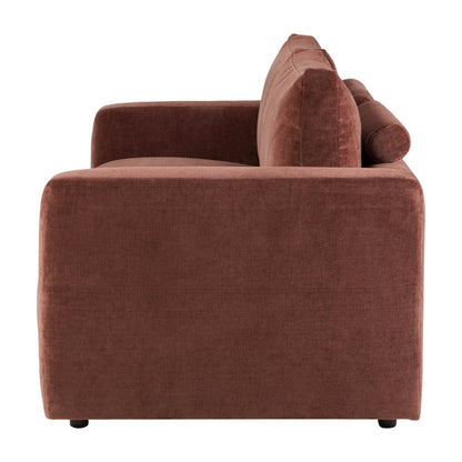 Dusk Grade B Chicago Chenille Dark Rust 3 Seater Sofa RRP £512