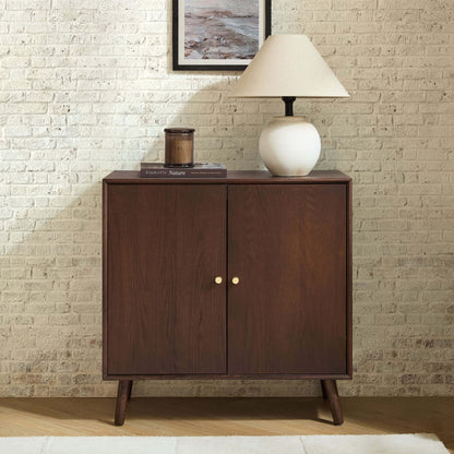 Dusk Heidi Grade B Walnut Stained Oak 2 Door Sideboard RRP £259