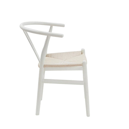 DUS-CC2-05498 Grade-B Dusk Jade Set Of 2 Dining Chairs - Light Beige/Natural RRP £219.00