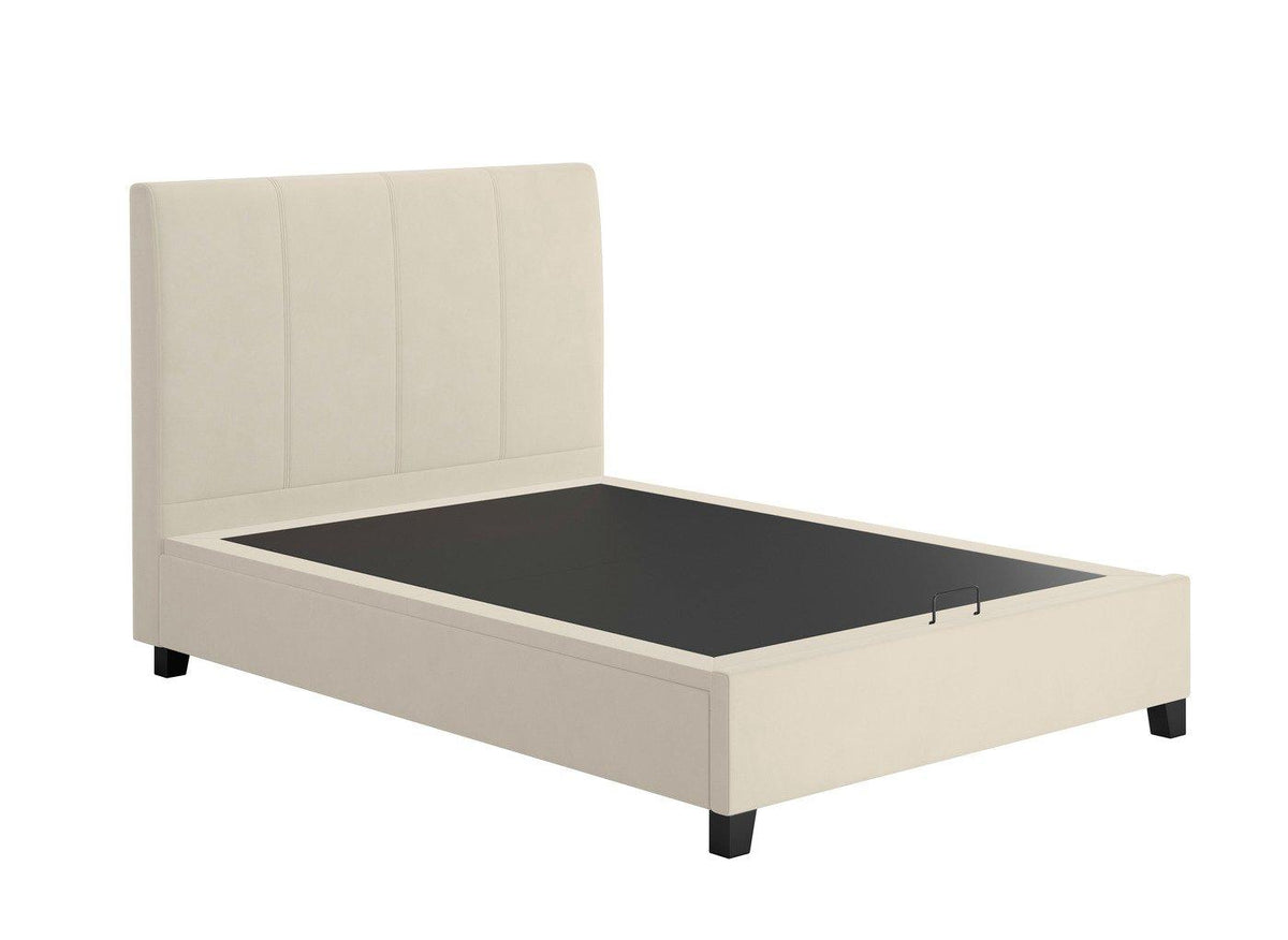 Dreams Francesca Grade B Natural & Suede Touch Super King Ottoman Storage Bed RRP £999