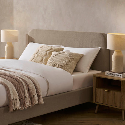 Dusk Ascot Grade B Stone Grey Super King Bed Frame RRP £299