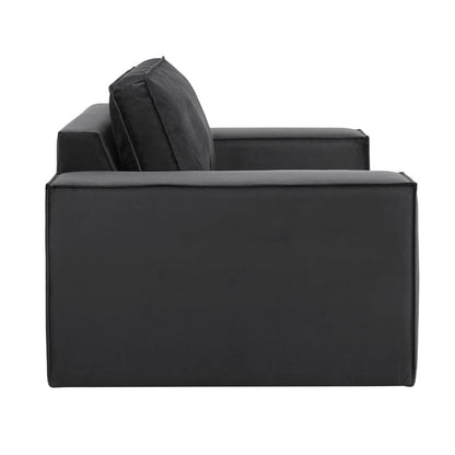Dusk Grade B Brooklyn Ink Velvet Loveseat RRP £440