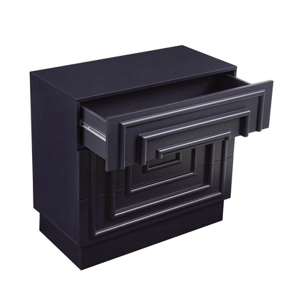 Dusk Harlow Grade B Midnight 3 Drawer Chest of Drawers RRP £199