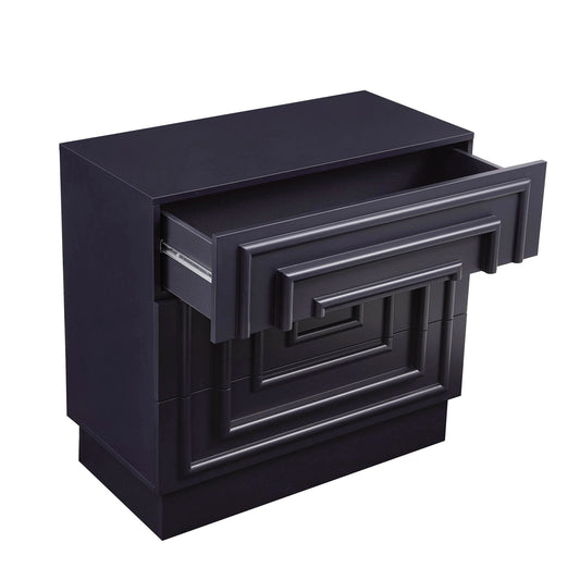Dusk Harlow Grade B Midnight 3 Drawer Chest of Drawers RRP £199